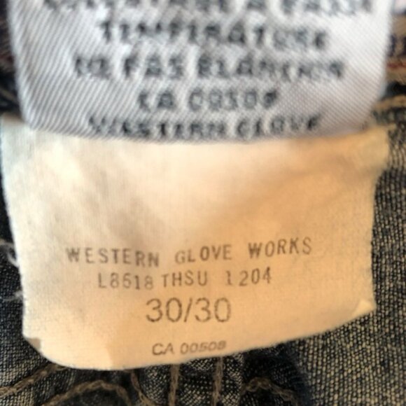 Silver Jeans Vintage Size 30 Button Fly Classic Straight Leg Denim - Picture 15 of 15